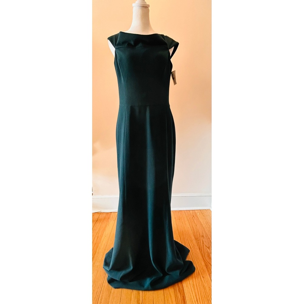 NWT Dress the Population Bridal Evening Gown Dress Style 14853053 Pine Large